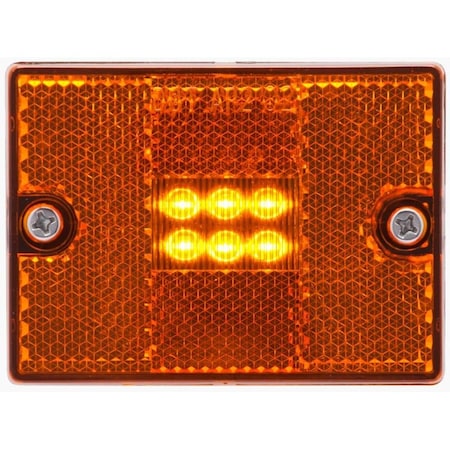 Optronics Yellow Marker/Clearance Light With Reflex MCL36AB